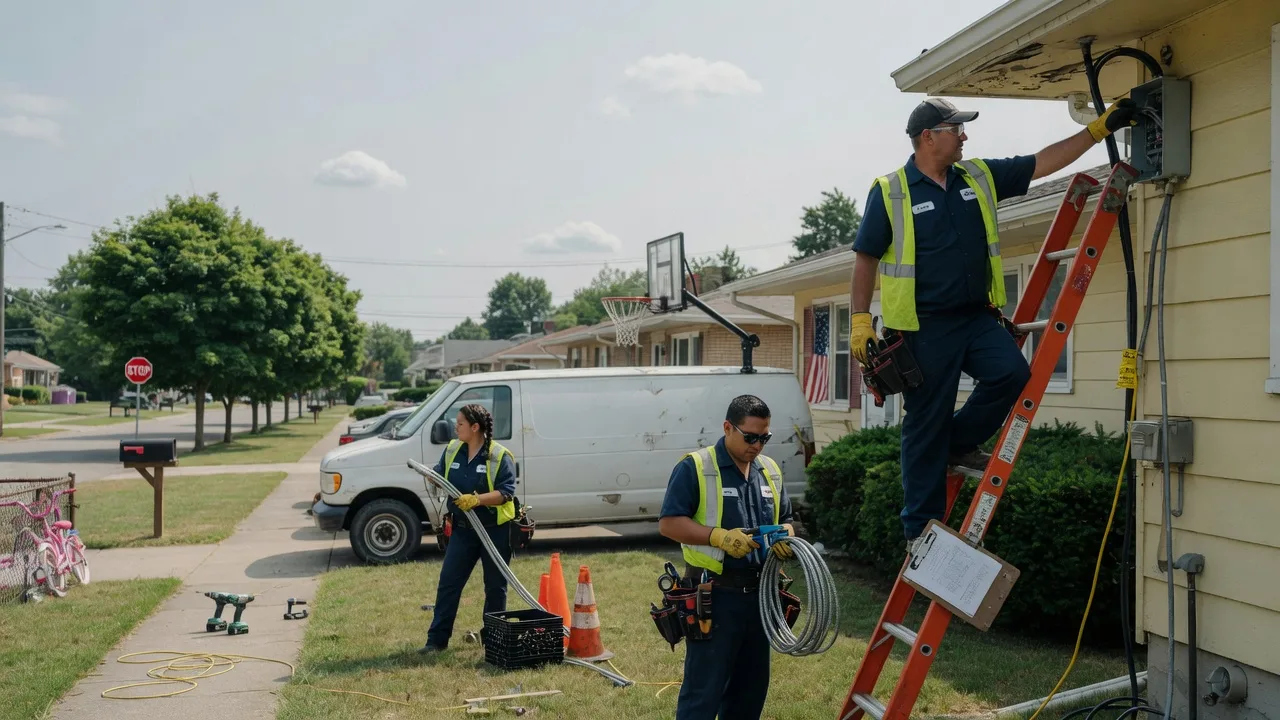 Licensed Electrician in Faxon, OK near me